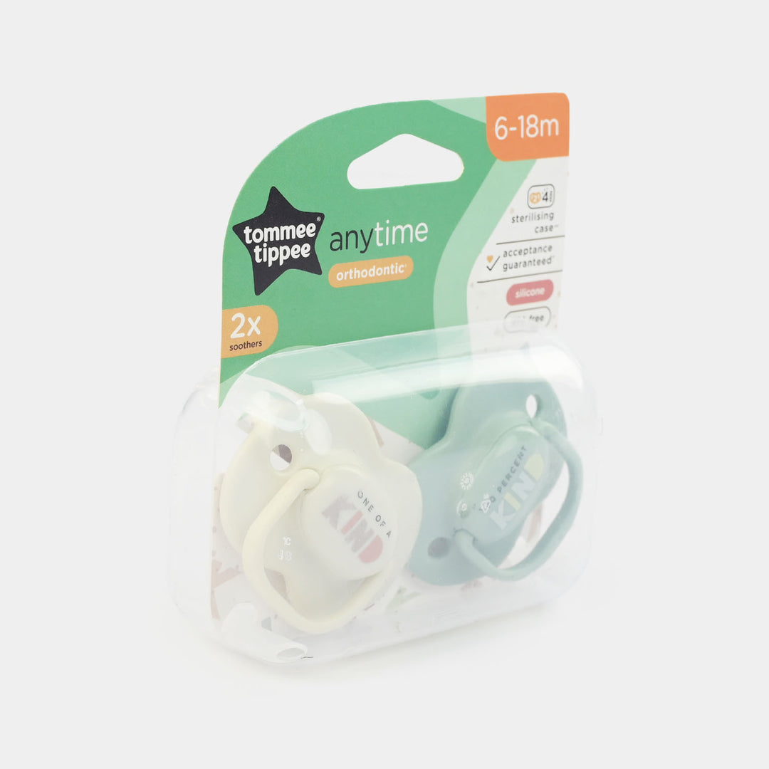 Soother 6-18M Any Time Pack of 2