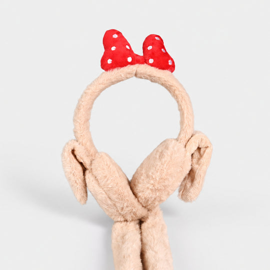 Interactive Moving Ear Plush Winter Earmuffs