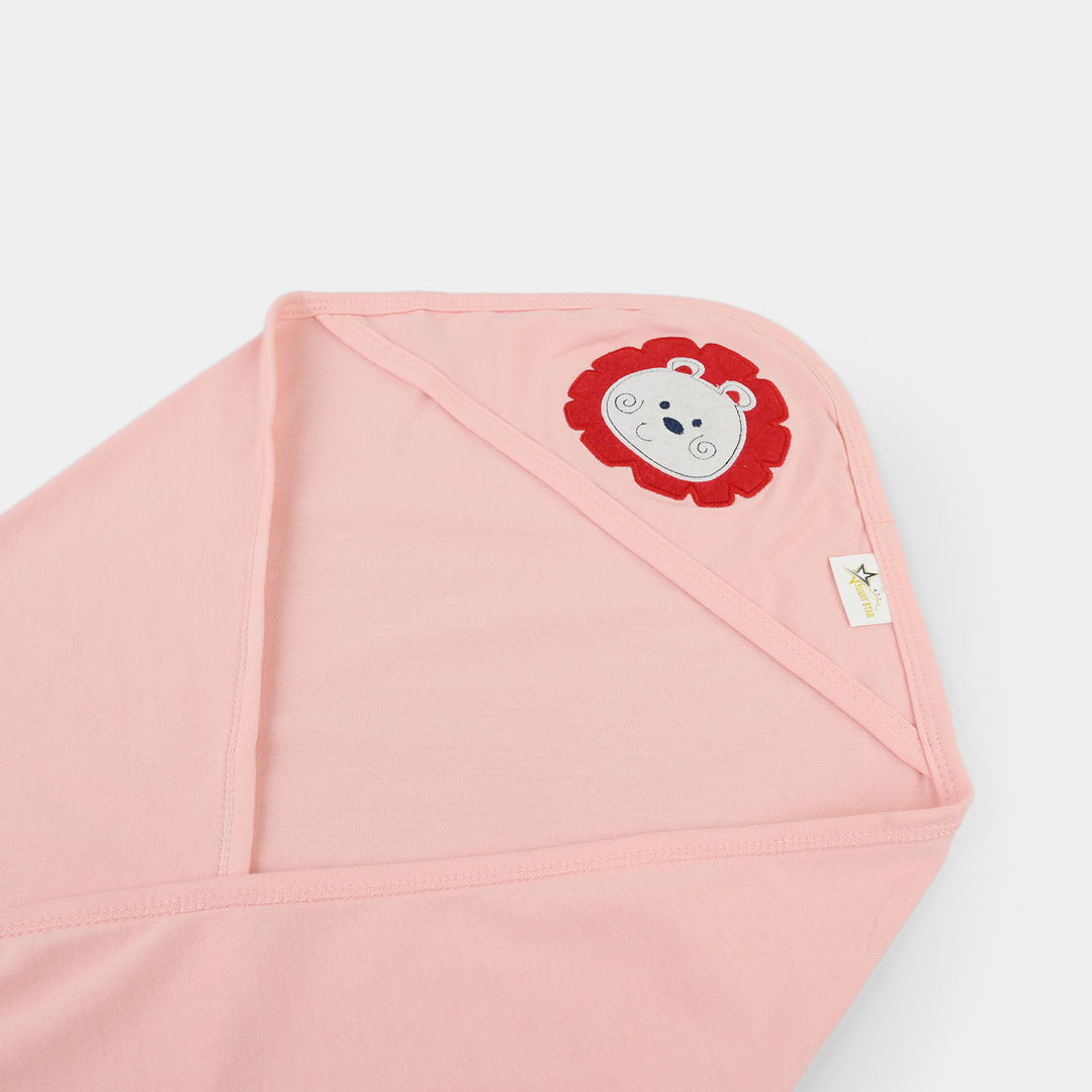 Baby Hooded Wrapping Sheet + 6Pcs Washcloths