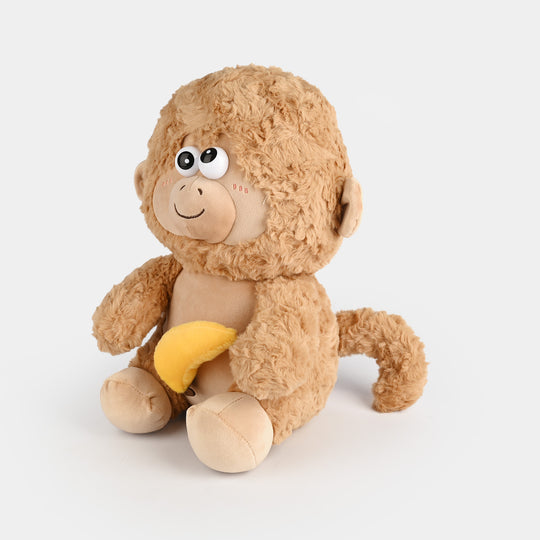 Monkey With Banana Stuff 35Cm