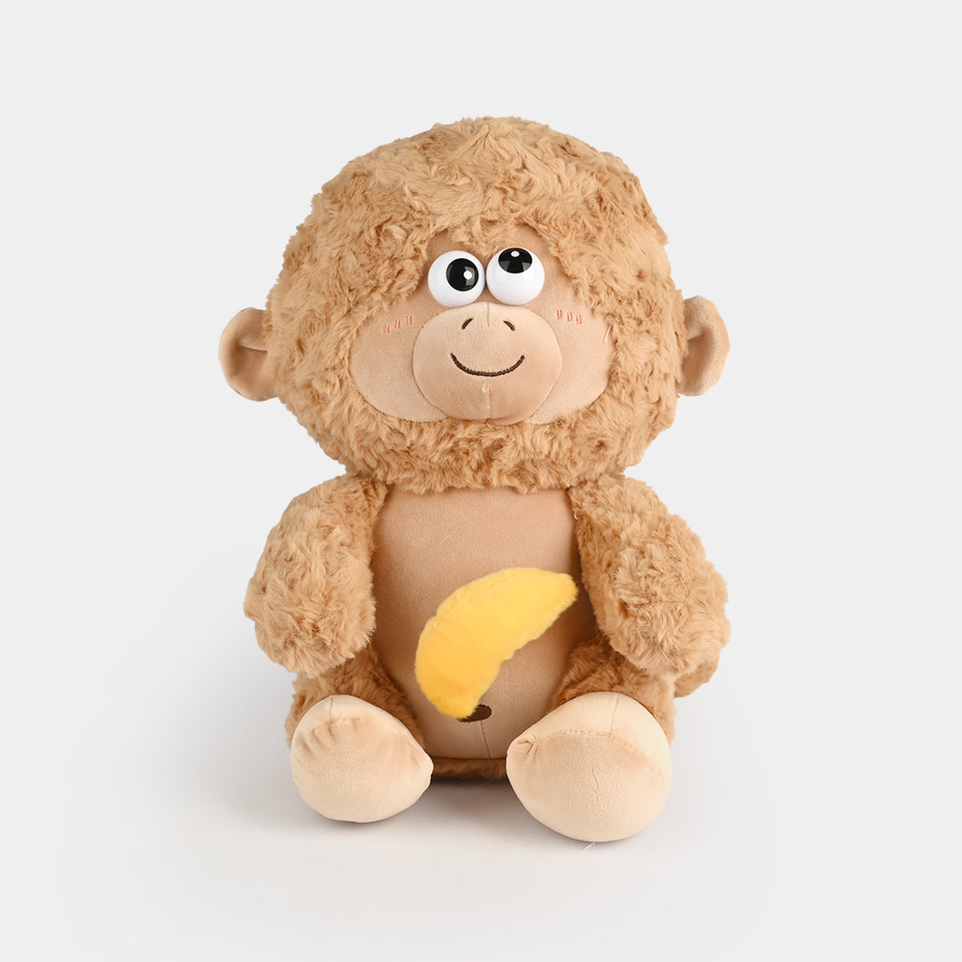 Monkey With Banana Stuff 35Cm