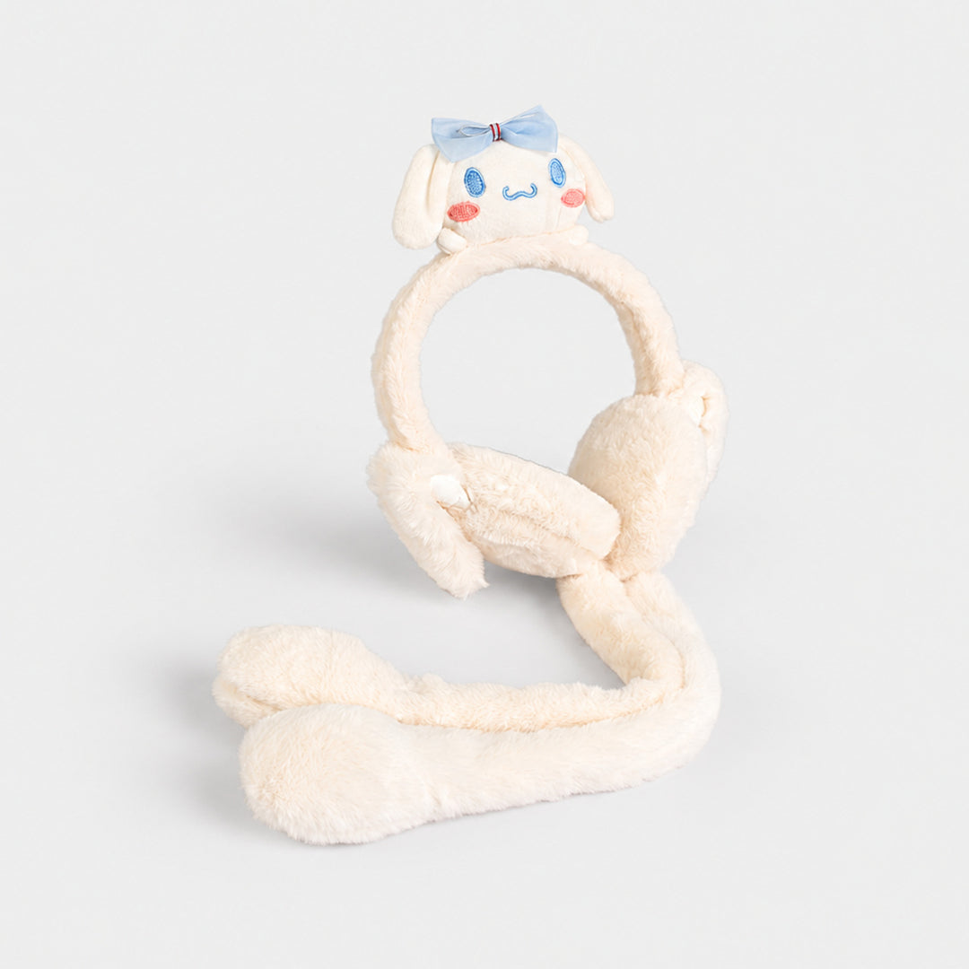 Interactive Moving Ear Plush Winter Earmuffs