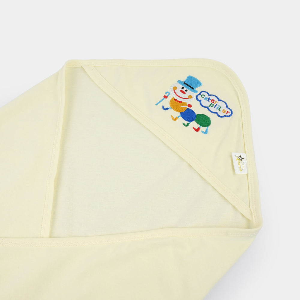 Baby Hooded Wrapping Sheet + 6Pcs Washcloths