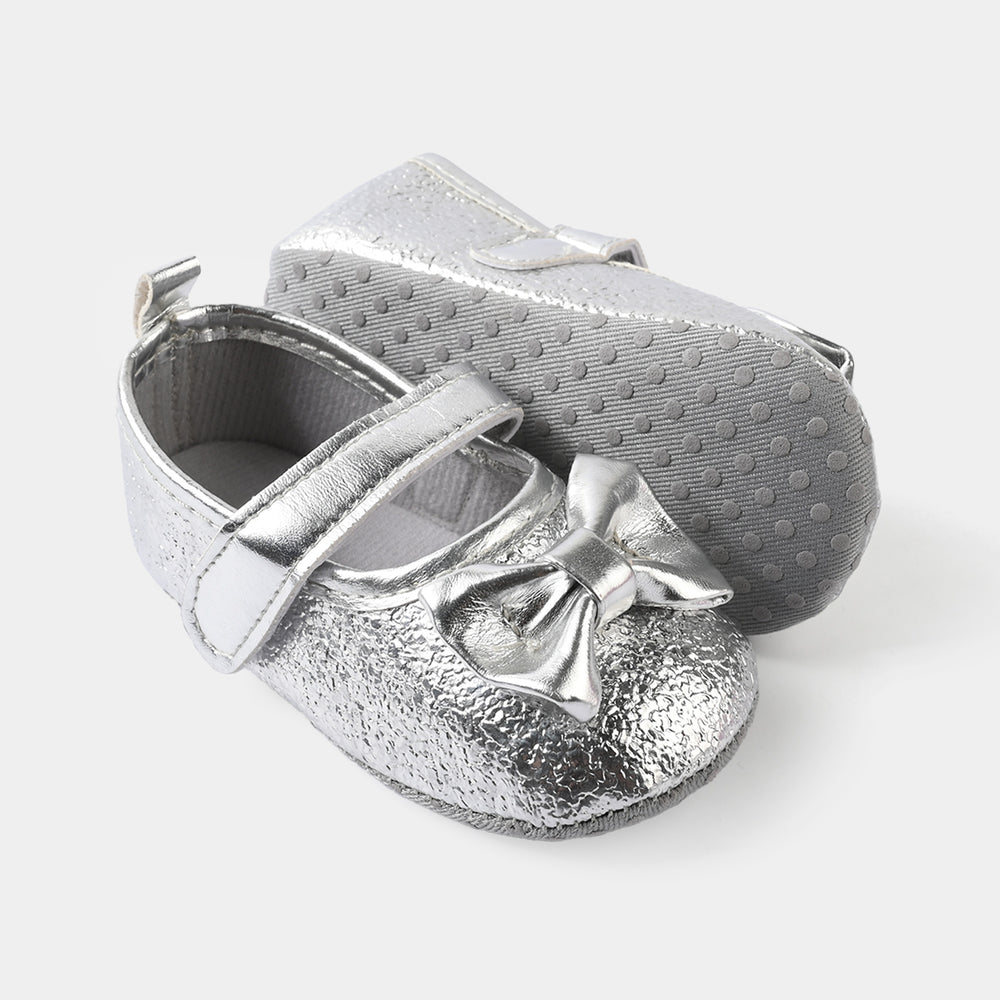Girls Shoes C-796-SILVER