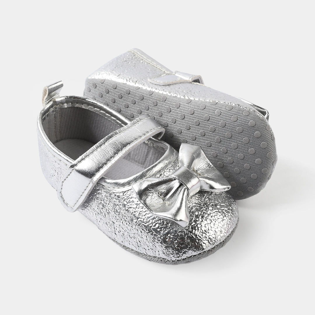 Girls Shoes C-796-SILVER
