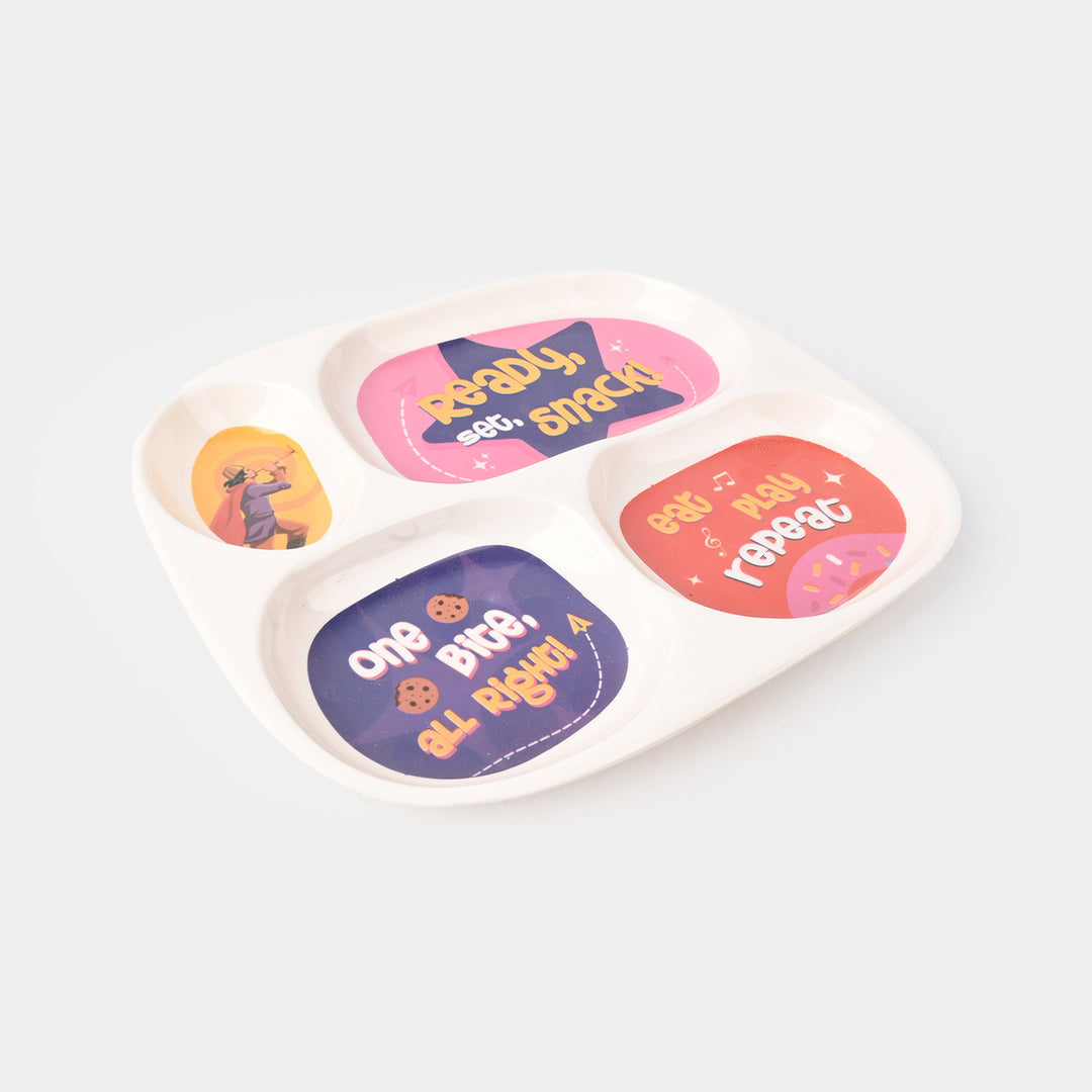 4-in-1 Snack Plate Set