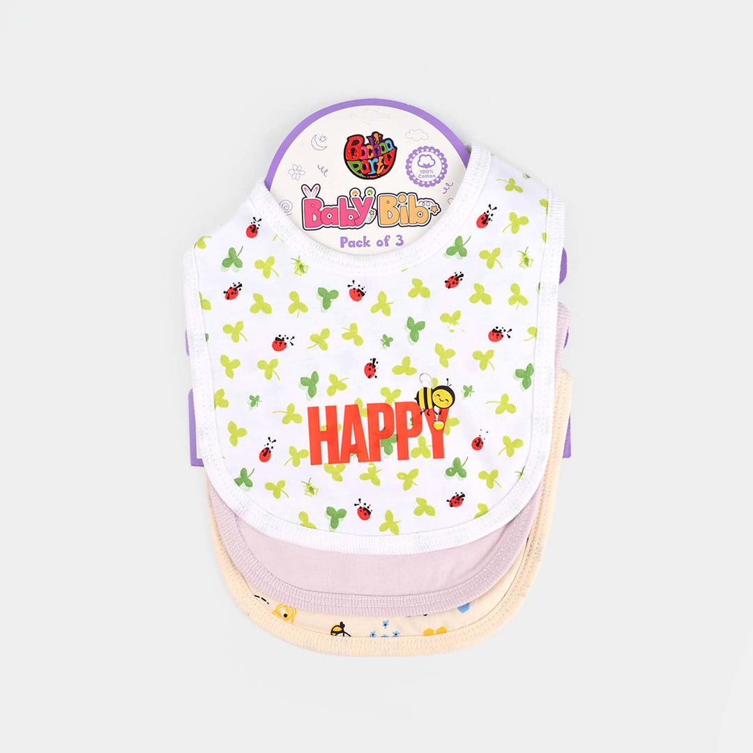 Baby Bib Pack OF 3PCs | 0M+