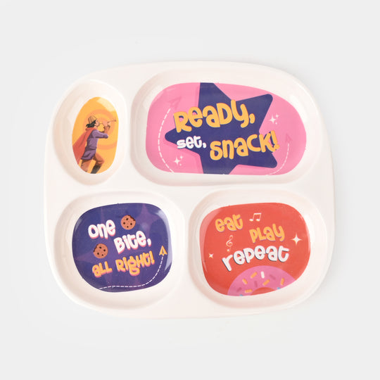 4-in-1 Snack Plate Set