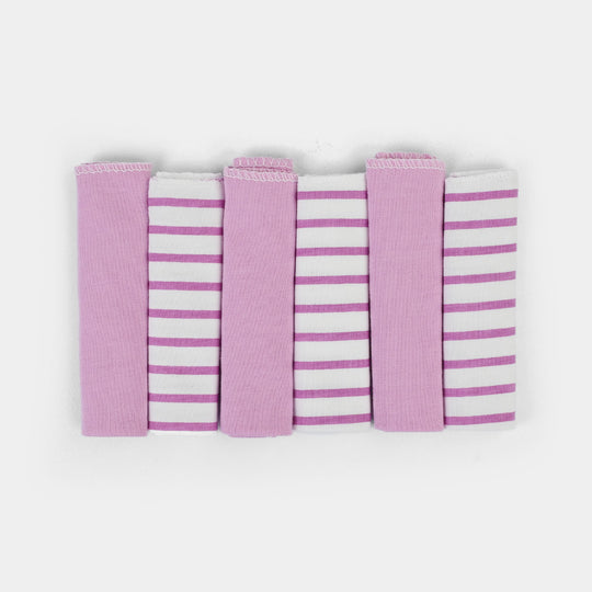 Baby Hooded Wrapping Sheet + 6Pcs Washcloths