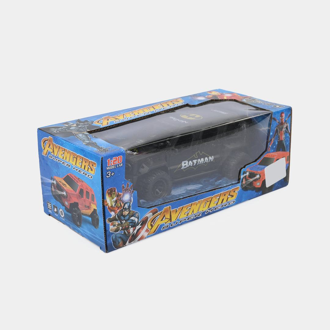 Superhero Remote Control Model Car for Kids