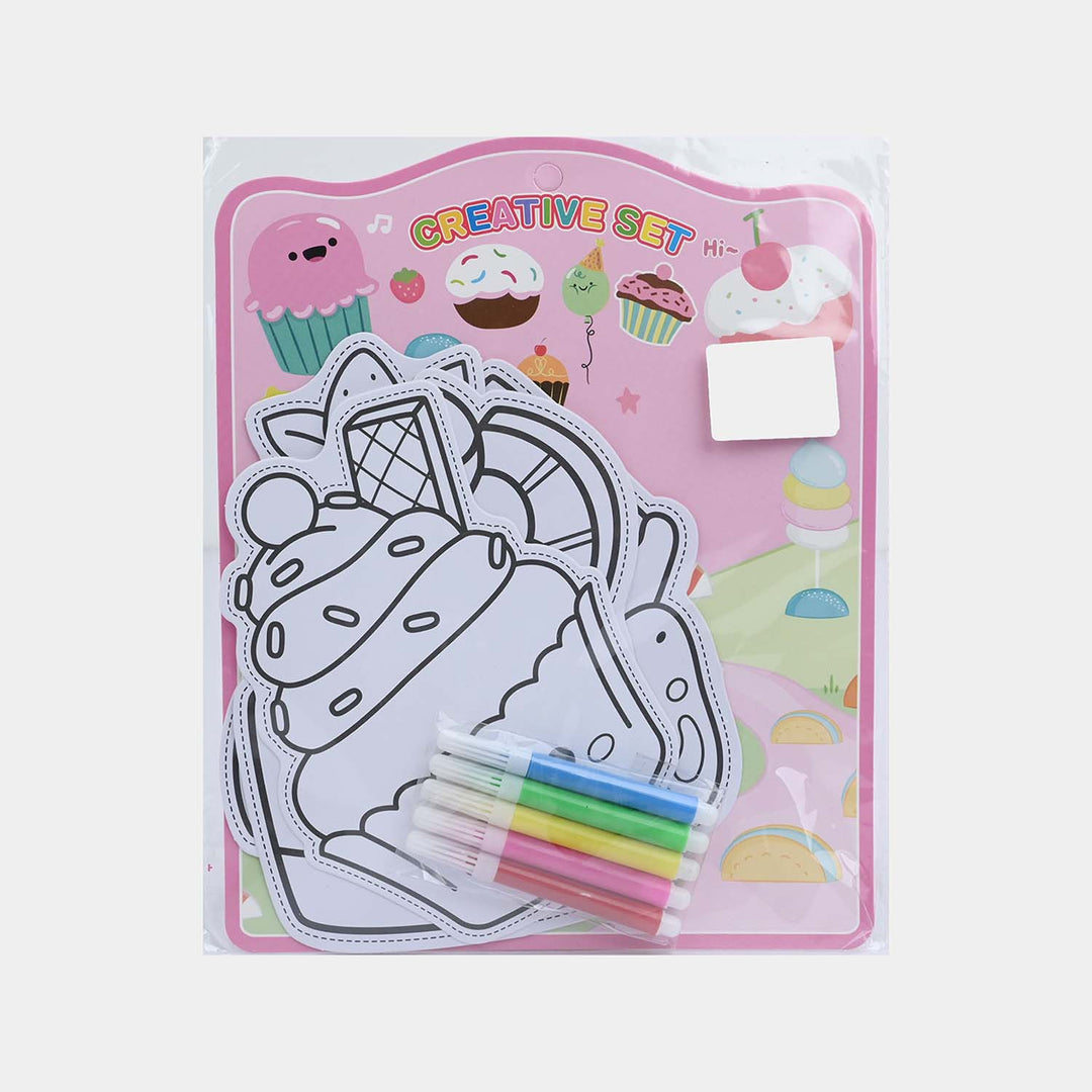 DIY Color-Your-Own Cutouts & Marker Set