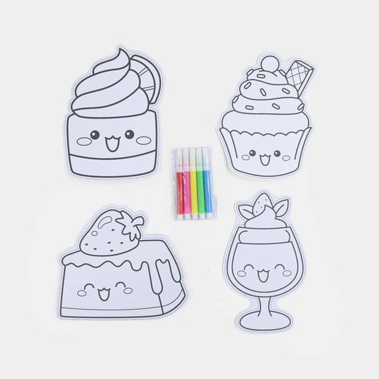 DIY Color-Your-Own Cutouts & Marker Set
