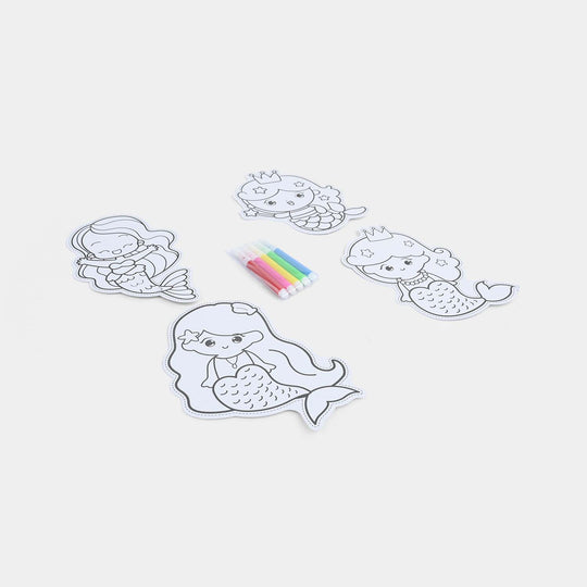 DIY Color-Your-Own Cutouts & Marker Set
