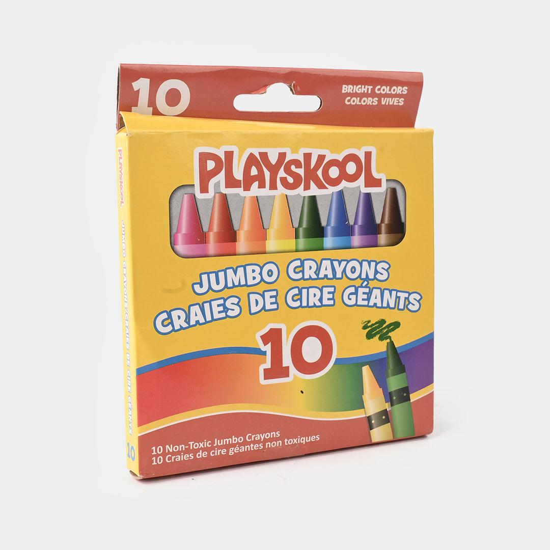 Playskool 10-Count Jumbo Crayons Colors Set