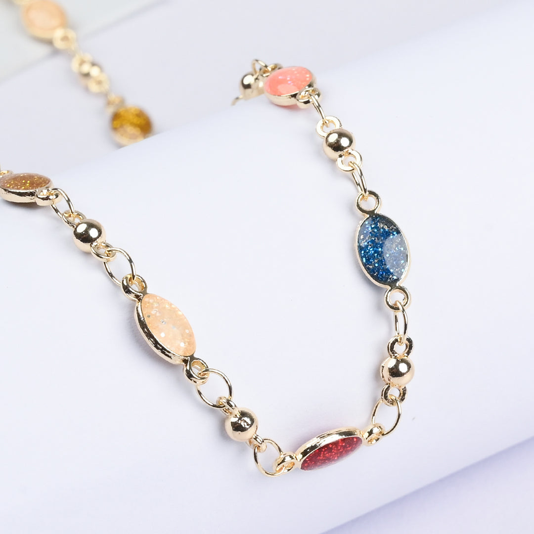 Girls Necklace With Golden Chain & Charm