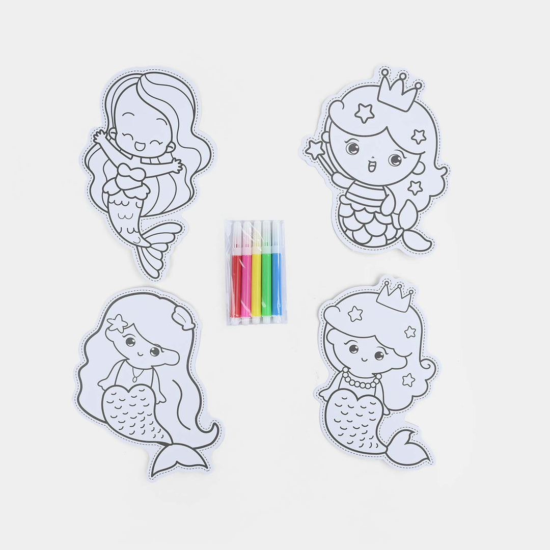 DIY Color-Your-Own Cutouts & Marker Set