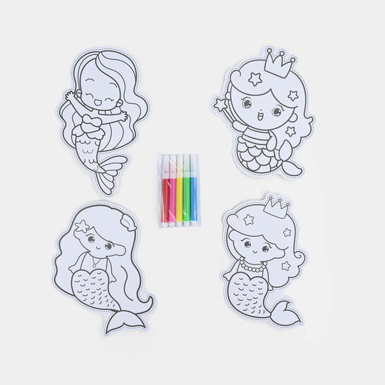 DIY Color-Your-Own Cutouts & Marker Set