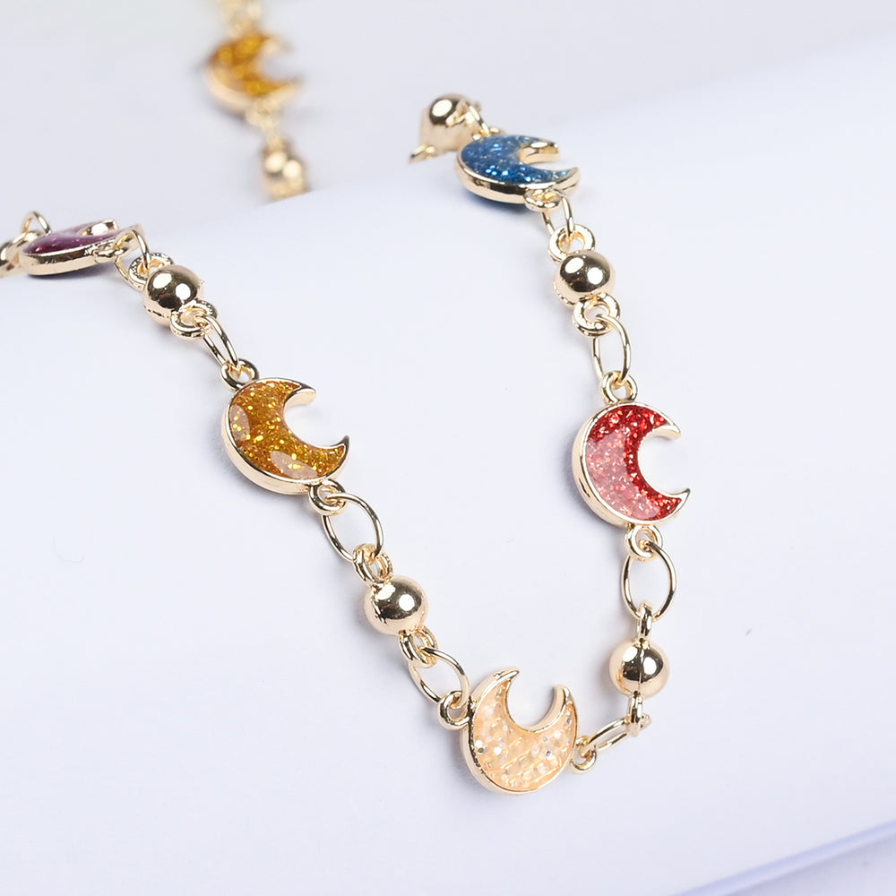 Girls Necklace With Golden Chain & Charm