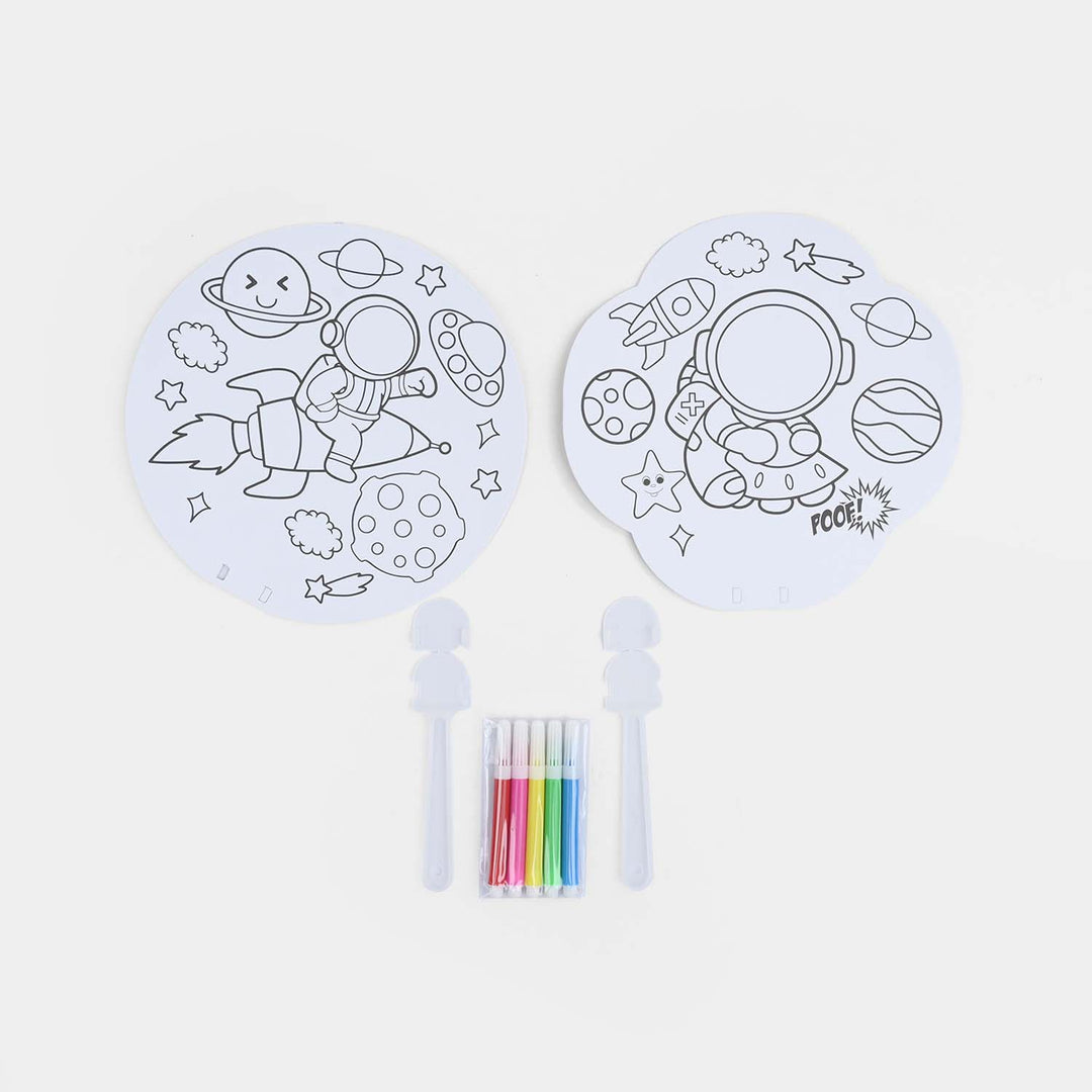 DIY Paper Craft & Coloring Set