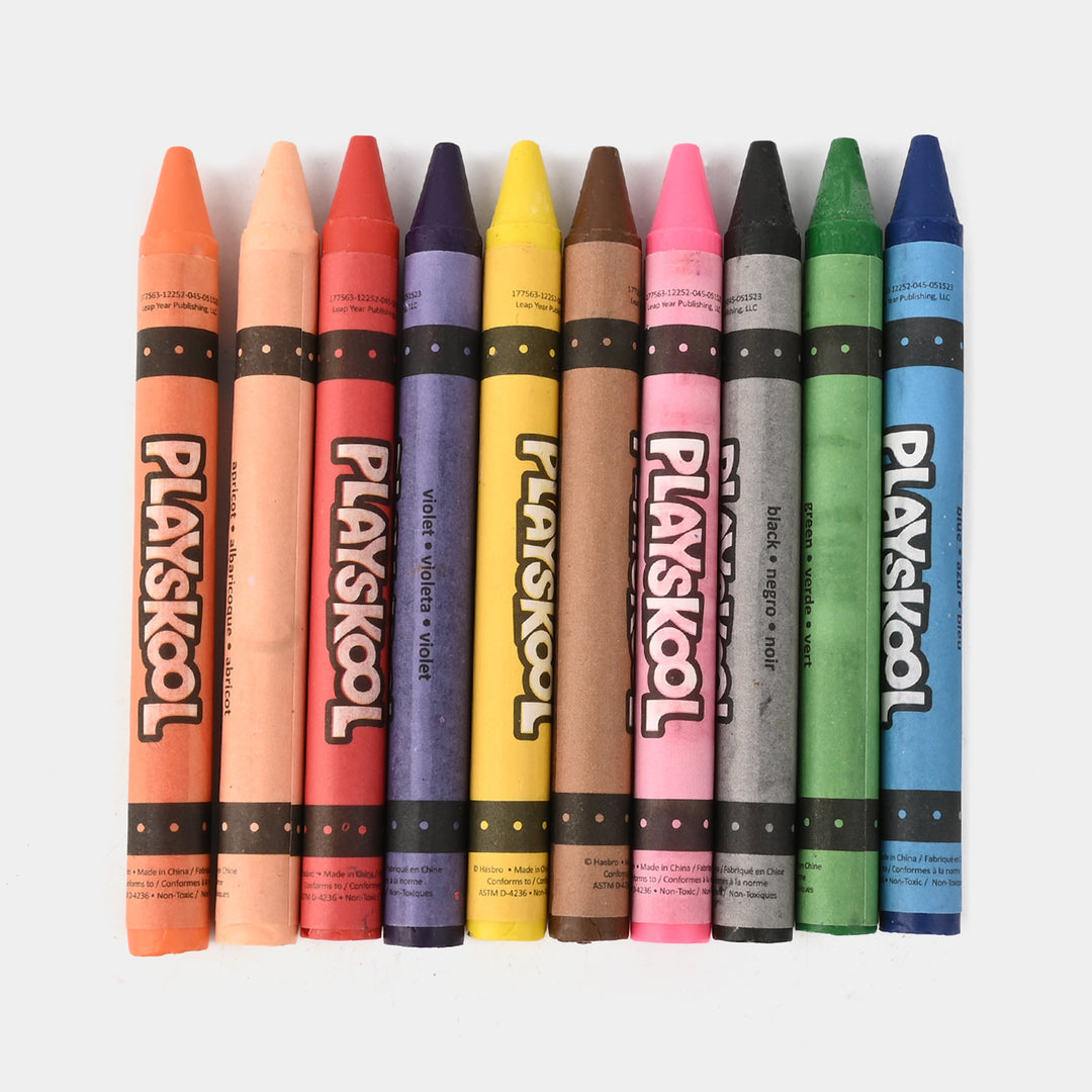 Playskool 10-Count Jumbo Crayons Colors Set