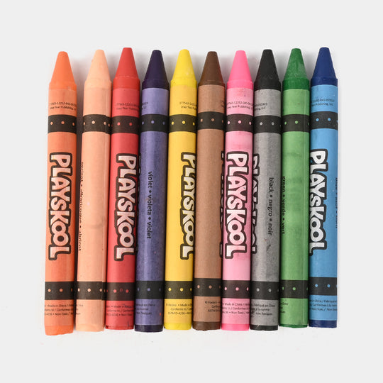 Playskool 10-Count Jumbo Crayons Colors Set