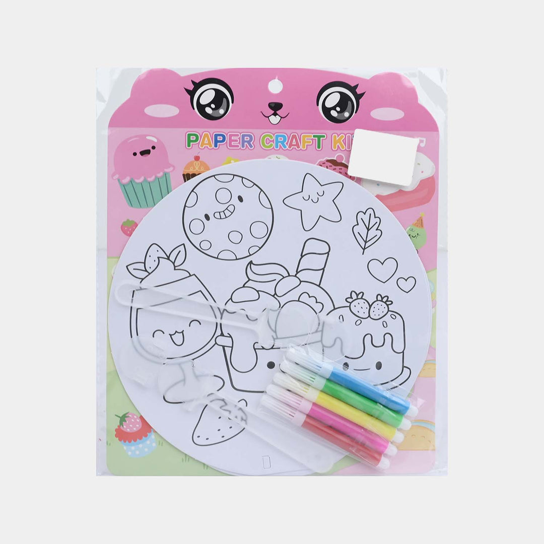 DIY Paper Craft & Coloring Set