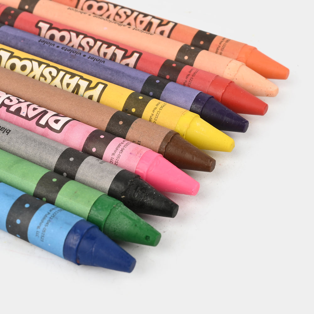 Playskool 10-Count Jumbo Crayons Colors Set