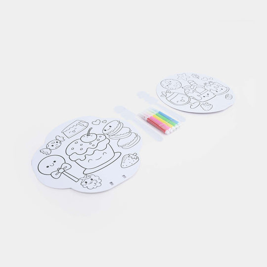 DIY Paper Craft & Coloring Set