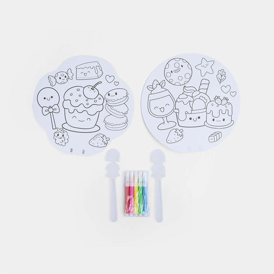 DIY Paper Craft & Coloring Set