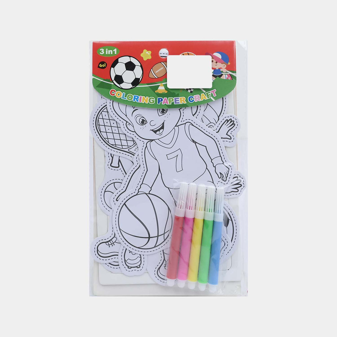 DIY Color-Your-Own Cutouts & Marker Set