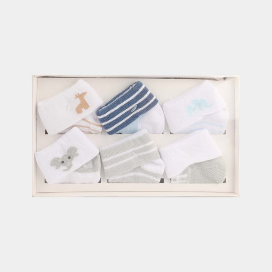 Baby Socks 6Pairs | 0-6M