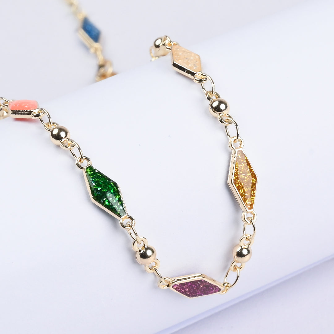 Girls Necklace With Golden Chain & Charm