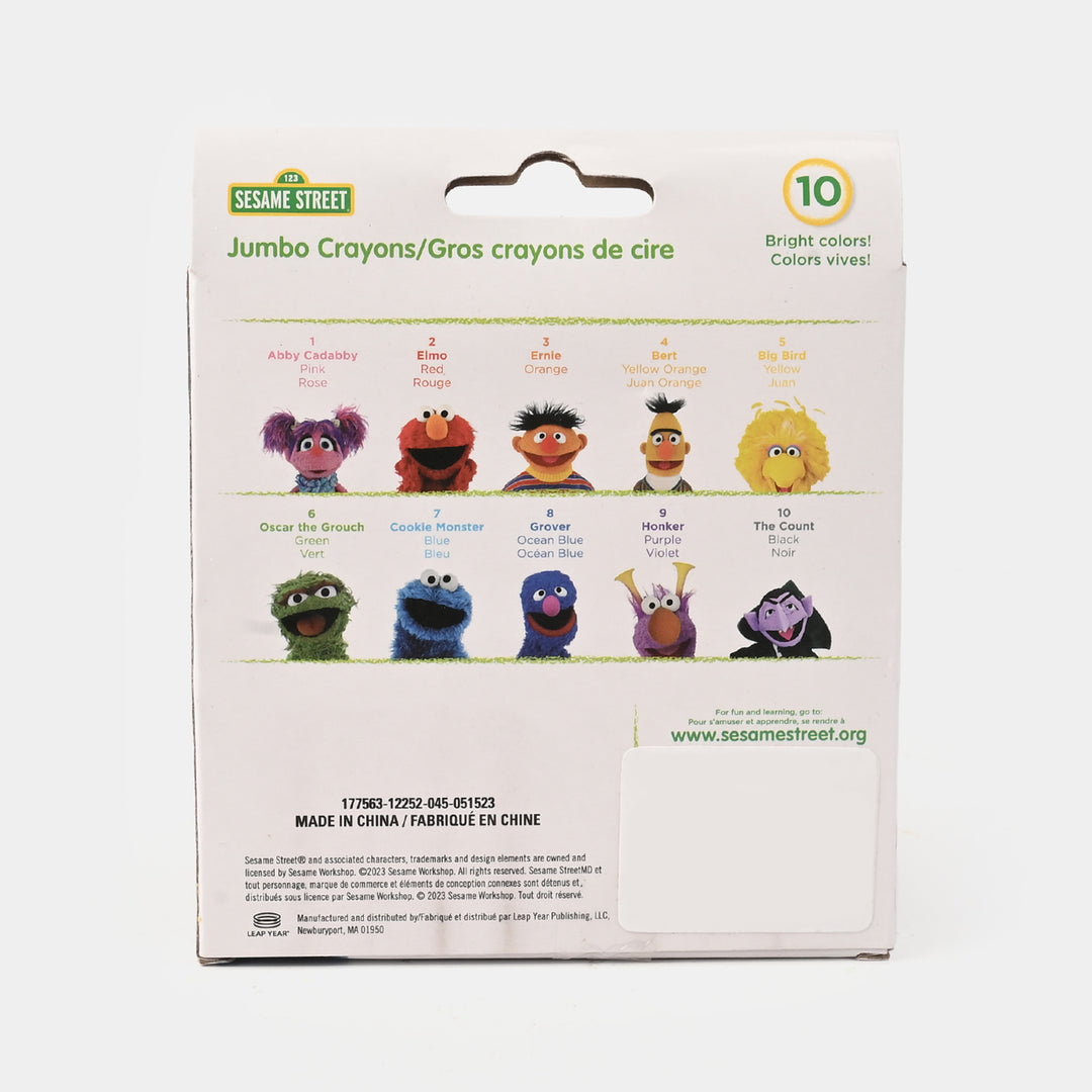 Playskool 10-Count Jumbo Crayons Colors Set