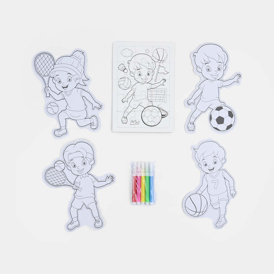 DIY Color-Your-Own Cutouts & Marker Set