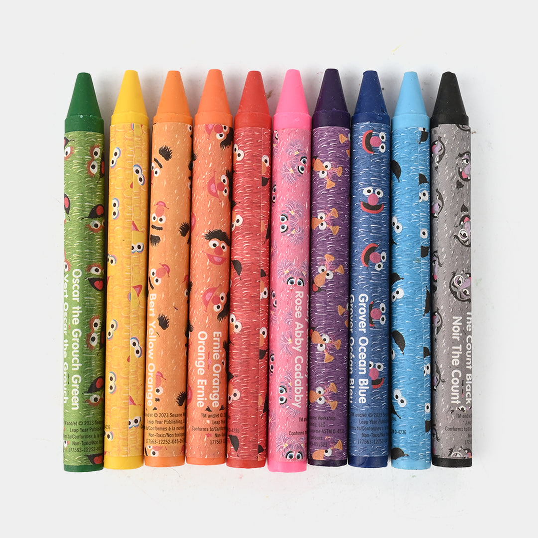 Playskool 10-Count Jumbo Crayons Colors Set