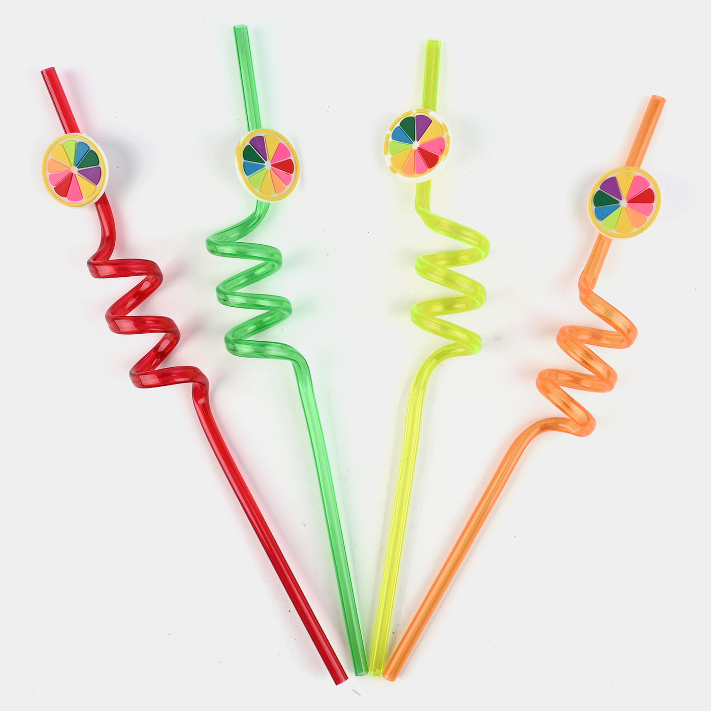 Spiral Fancy Straw 3D 4Pcs