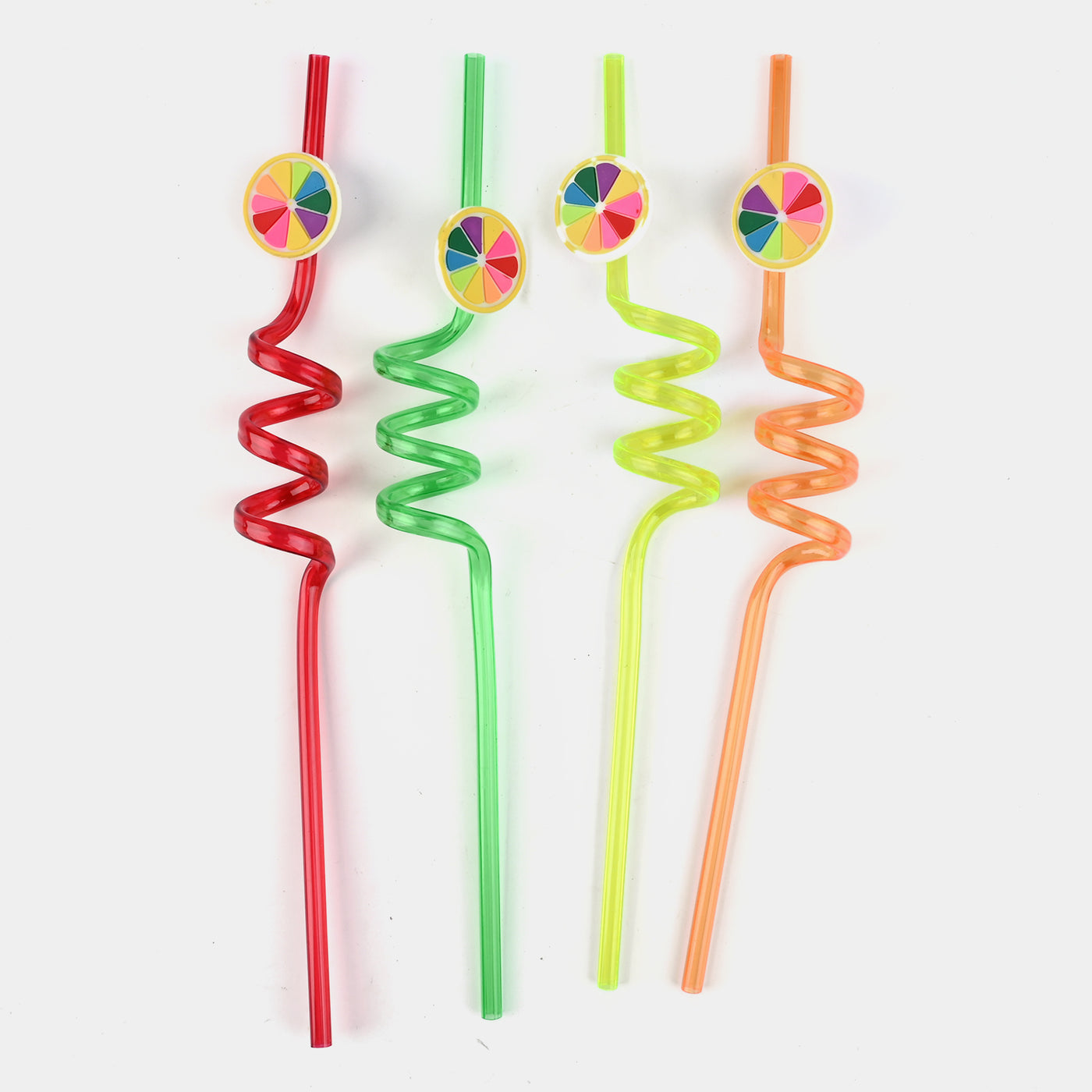 Spiral Fancy Straw 3D 4Pcs