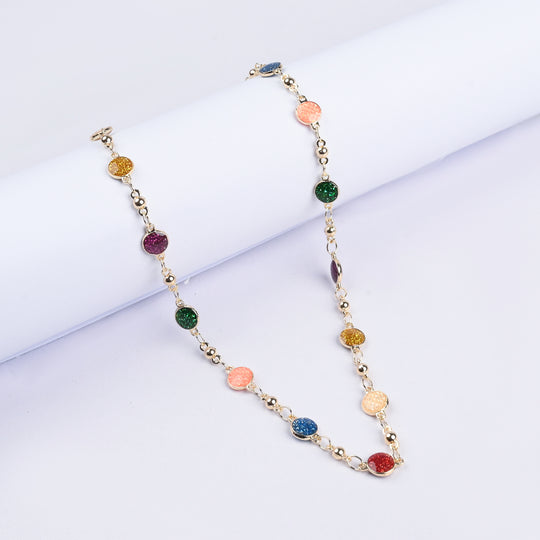 Girls Necklace With Golden Chain & Charm