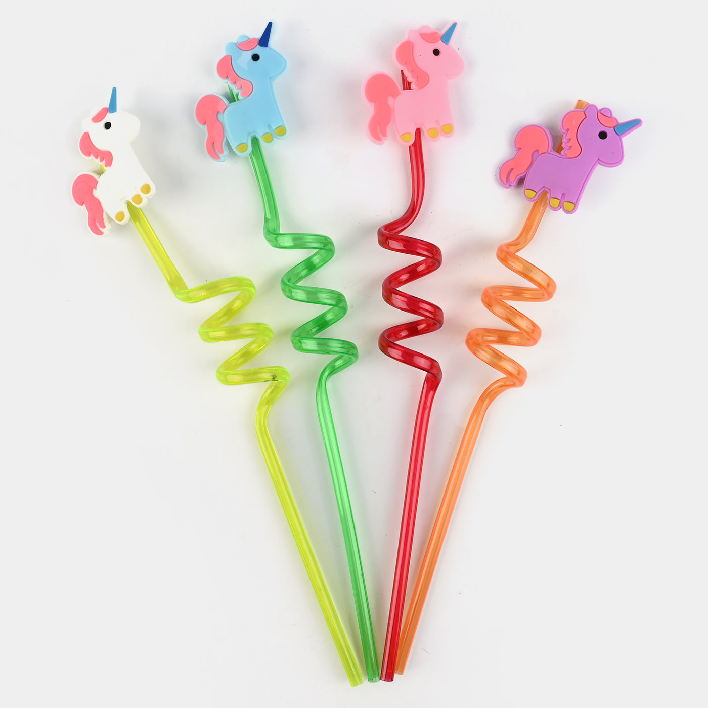 Spiral Fancy Straw 3D 4Pcs