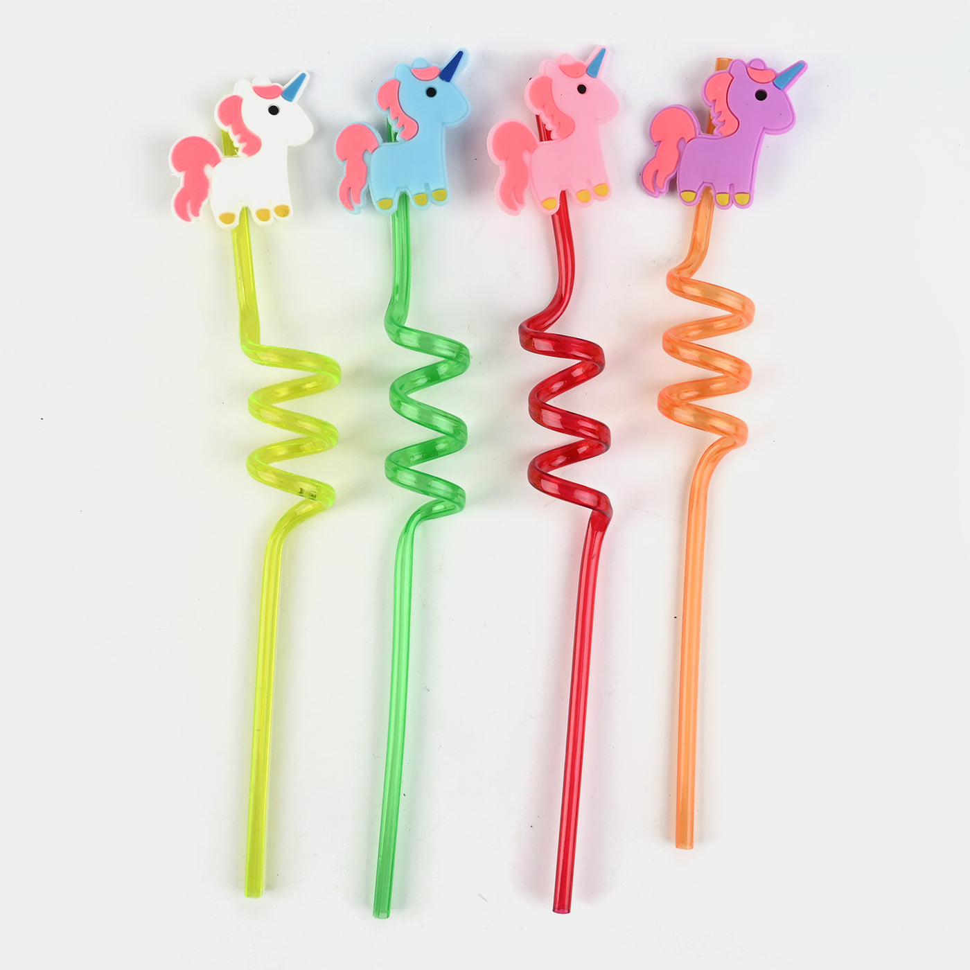 Spiral Fancy Straw 3D 4Pcs