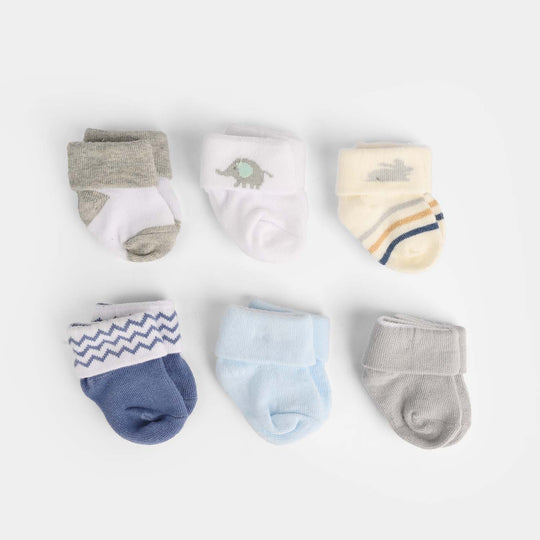 Baby Socks 6Pairs | 0-6M