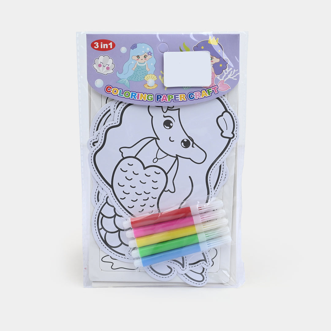 DIY Color-Your-Own Cutouts & Marker Set