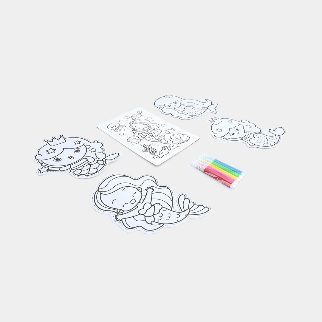 DIY Color-Your-Own Cutouts & Marker Set