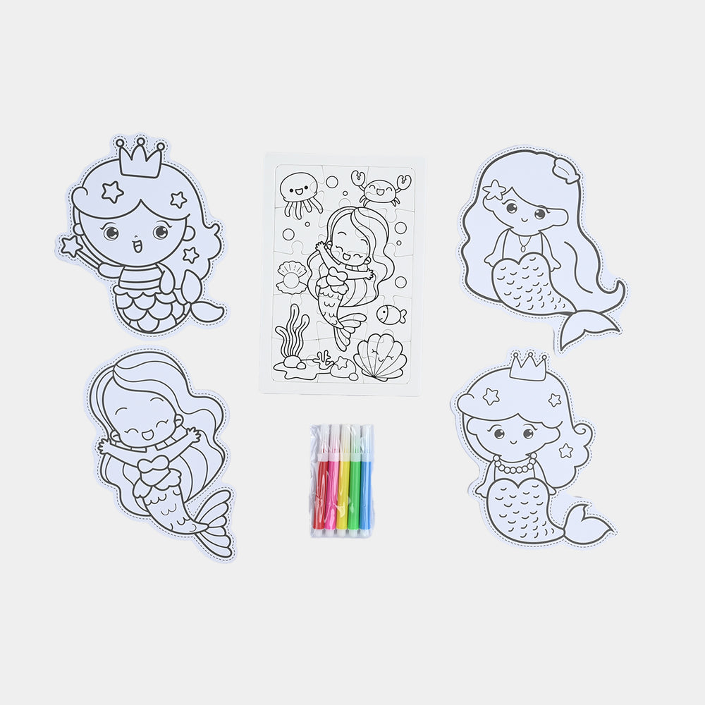 DIY Color-Your-Own Cutouts & Marker Set