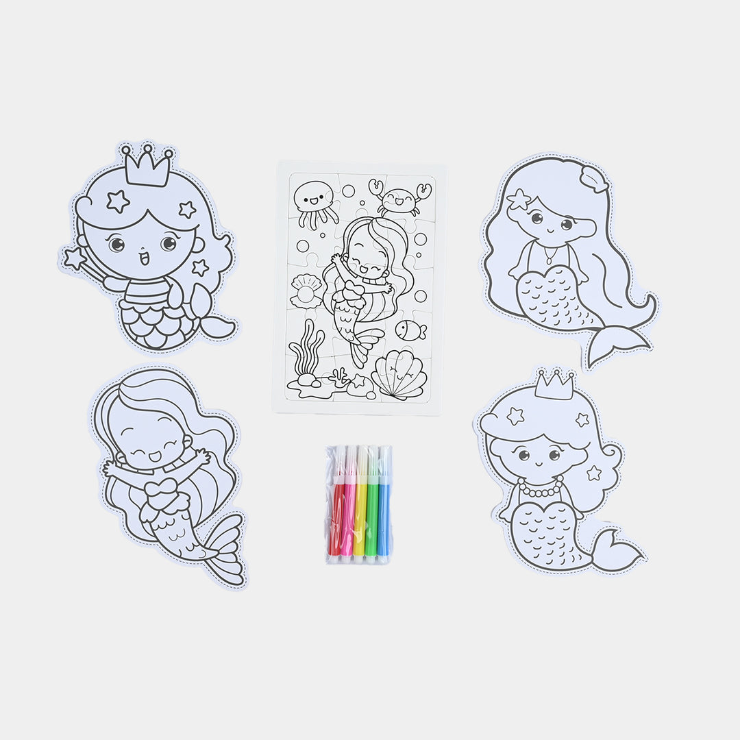 DIY Color-Your-Own Cutouts & Marker Set