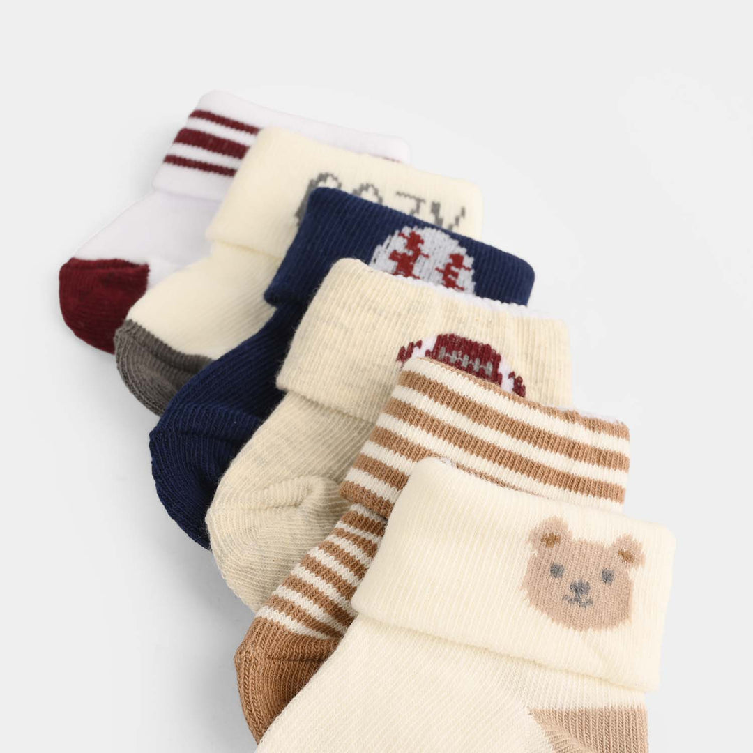 Baby Socks 6Pairs | 0-6M