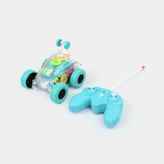Remote Control Transparent Gear Flip 360 Stunt Vehicle