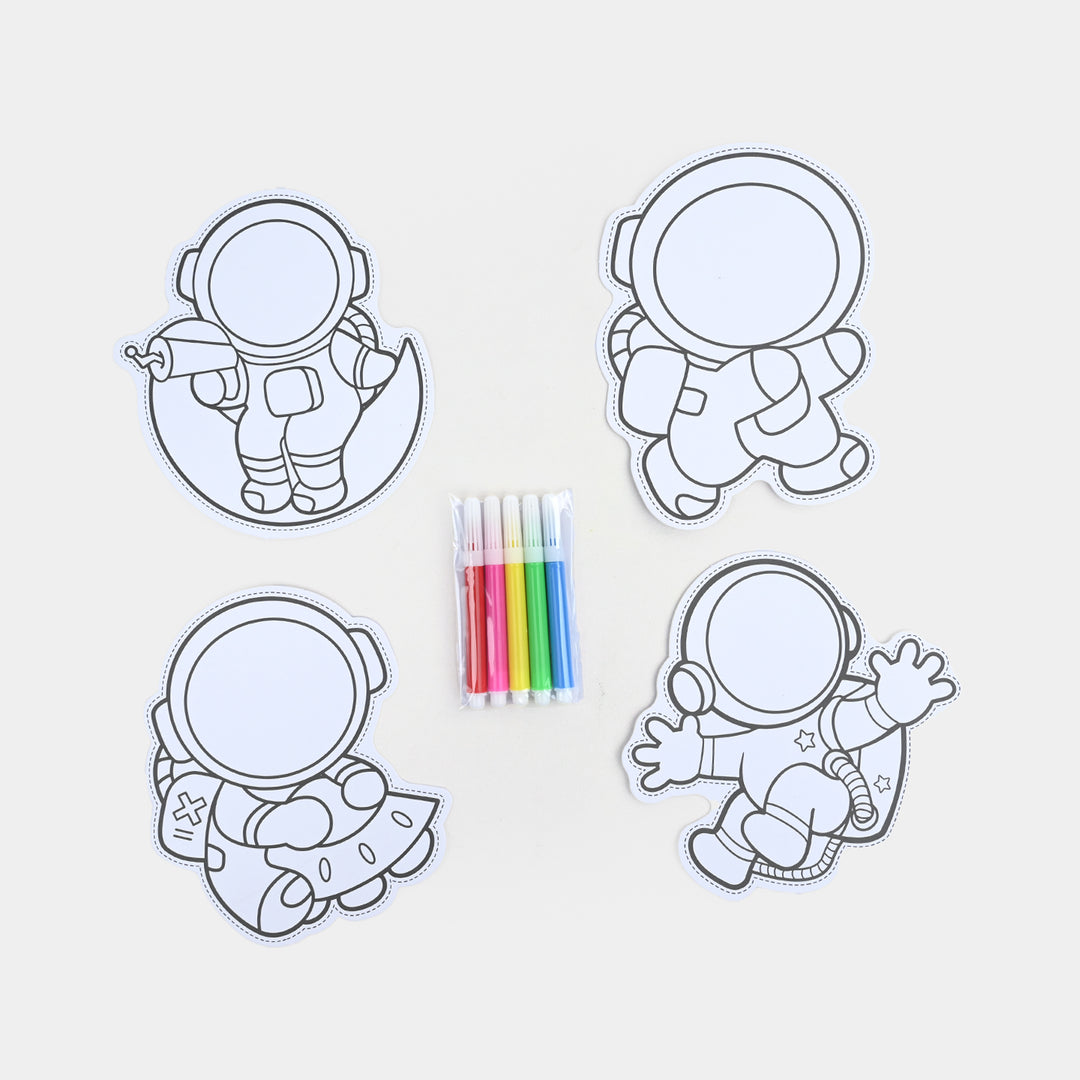 DIY Color-Your-Own Cutouts & Marker Set