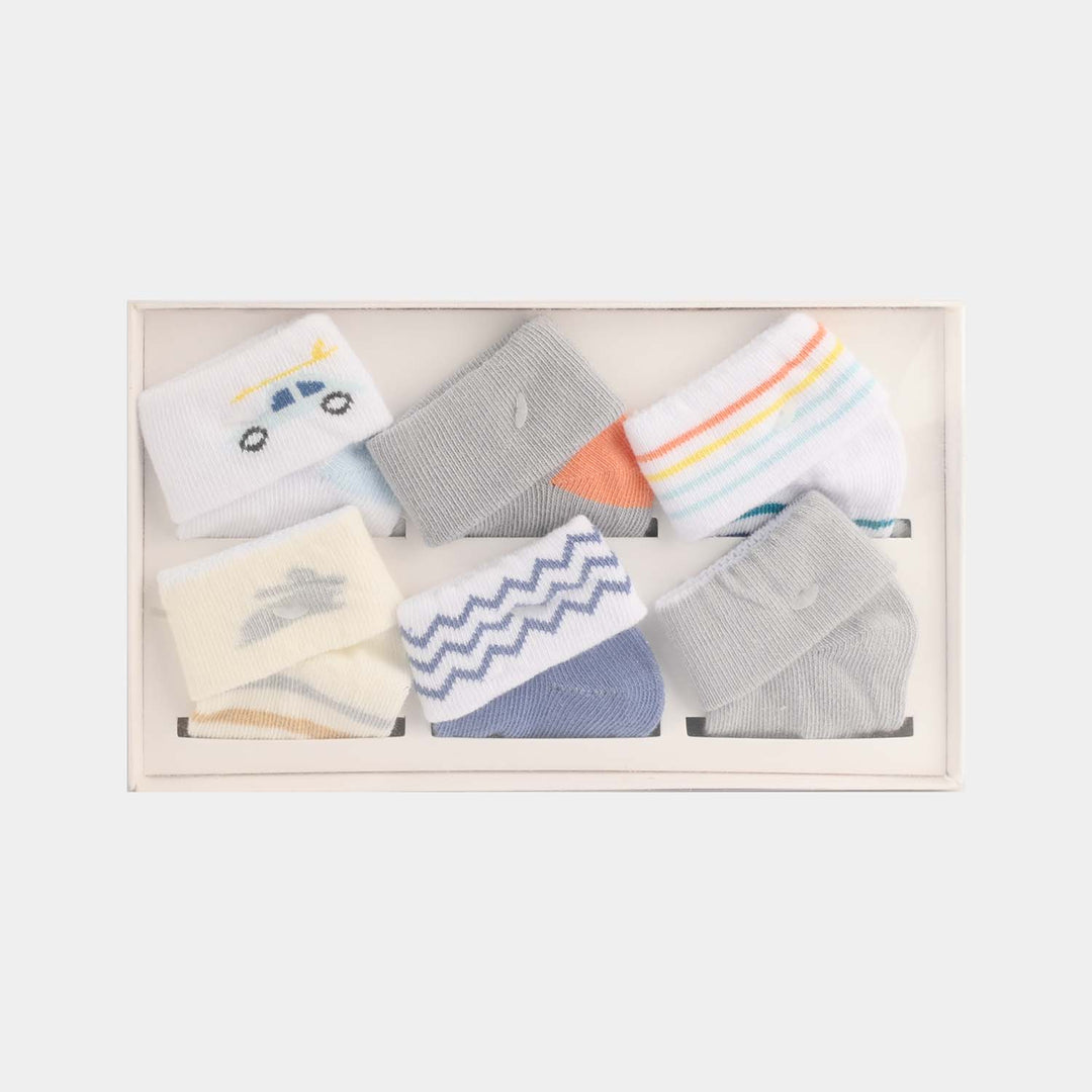 Baby Socks 6Pairs | 0-6M