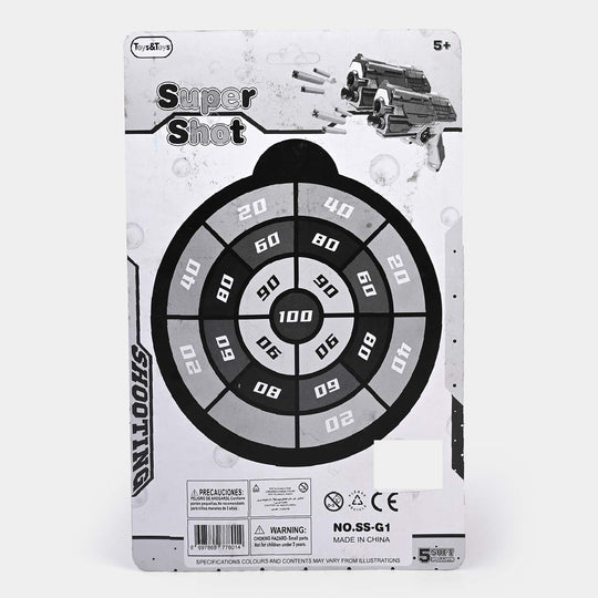 Soft Dart Target Toy -Red